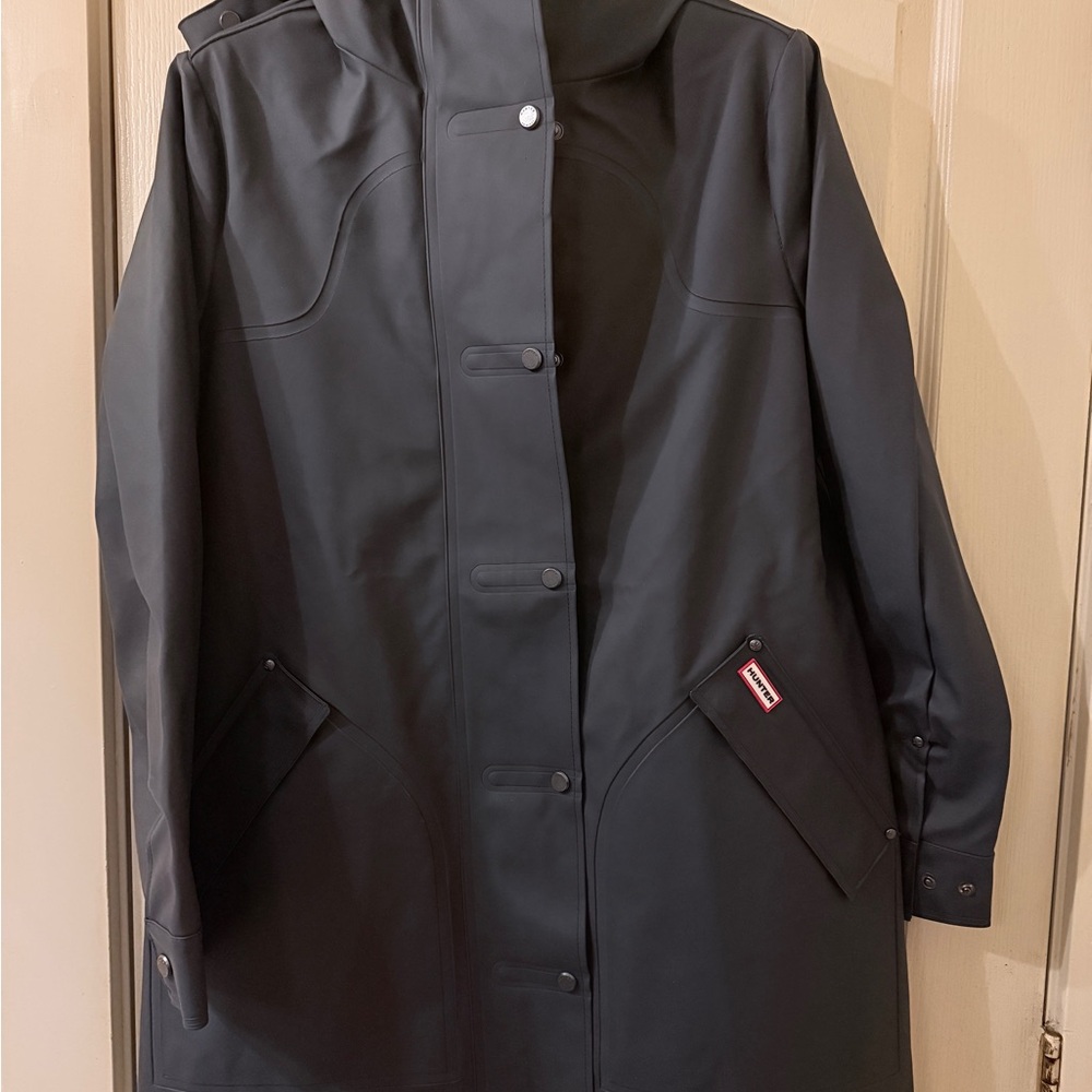 Hunter Women's Navy Original Raincoat